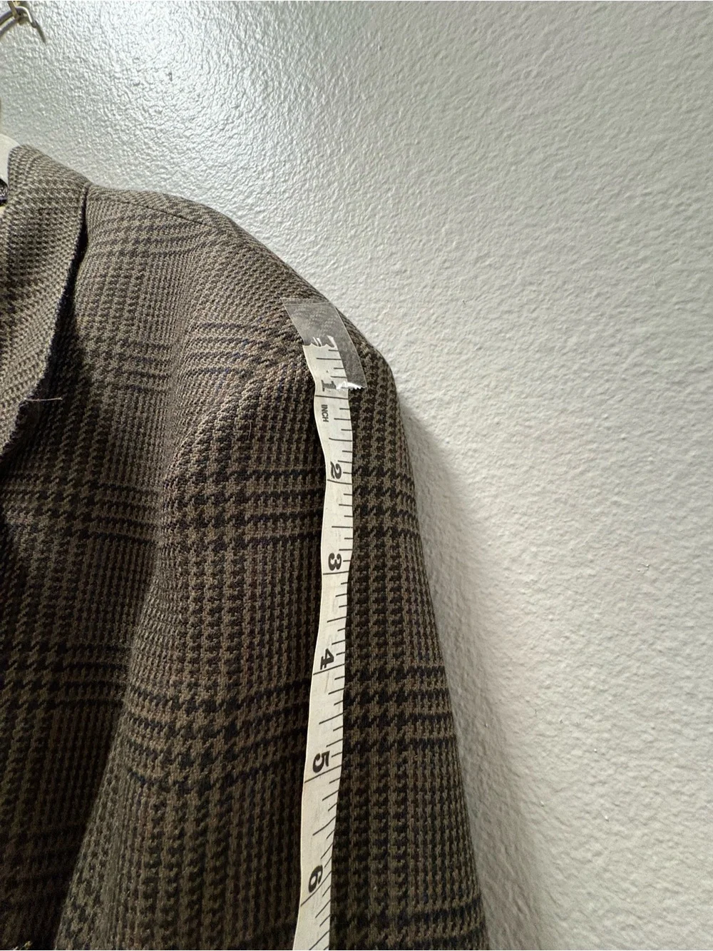 Nordstrom Brown & Tan Glen Plaid Sport Coat